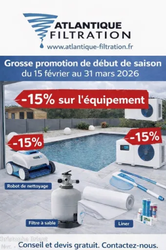 pensez a votre piscine , Royan, Atlantique Filtration